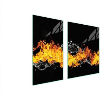 OEM Placa Protectora De Vidrio Para Estufa 90x52 Fuego