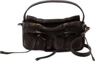 Acne Studios Unisex Crossbody Bag Brown Calfskin