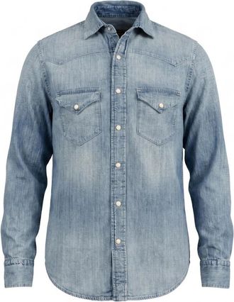 CHESAPEAKE'S Denim Shirts - Heren - Spijkeroverhemden - Blauw - M - Denim - Overhemden