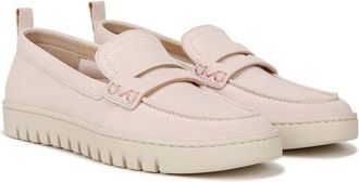 Vionic Womens Vionic Uptown Loafers Pink Suede Slip-On Comfort Shoes VER1199