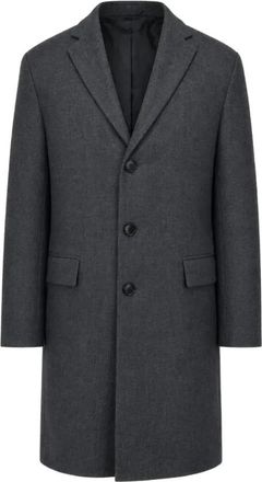 Dries Van Noten 00170-Rustic 2058 Jas - Heren - Mantel - Grijs - M - Jassen