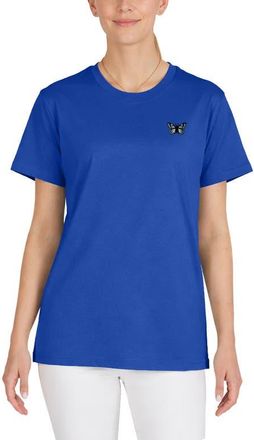 Dalix Butterfly Womens Relaxed Tee in Royal Blue at Nordstrom, Size X-Large