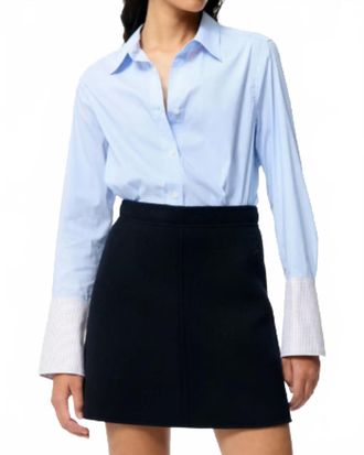 Vanessa Bruno Juna Mini Skirt In Marine
