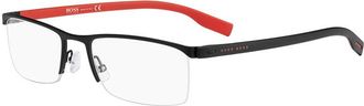 HUGO BOSS BOSS 0610/N 0BLX 00 Black/Crystal Red 55mm