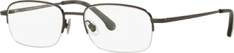 Brooks Brothers 52mm Rectangle optical glasses in Grey at Nordstrom