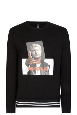 Neil Barrett BRUTUS PRINT Size: XL, colour: BLACK