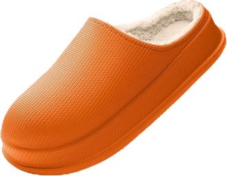 Generic Cloud Slippers for Women Men, Womens Unisex Winter Cozy & Stylish Fashion Booties Slipper Casual Home Shoes (Orange, M, Adult, Women, 3.5, Numeric Ran