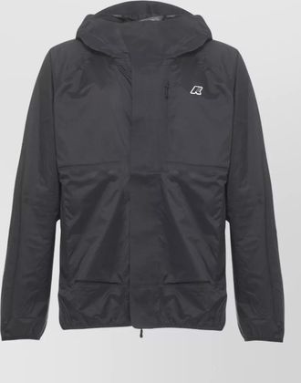 K-Way hooded waterproof raincoat