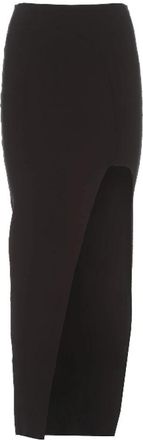 Rick Owens Stijlvolle Rok - Dames - Maxi Rokken - Zwart - S - Polyester - Rokken