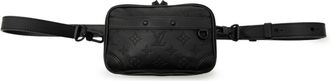 Louis Vuitton Black Noir Leather Shoulder Bag (Pre-Owned)