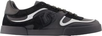 Dolce & Gabbana Portofino Custom Sneakers - Heren - Sneakers - Zwart - 40 EU - Leer - Schoenen