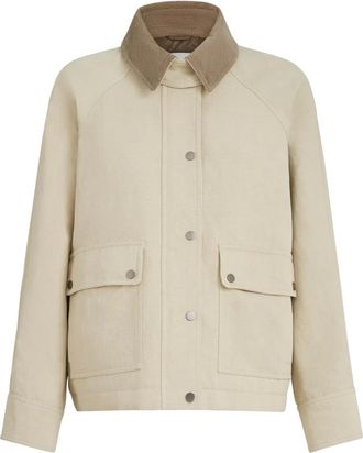 Brunello Cucinelli Button-up jack - Beige