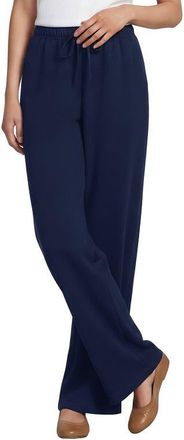 Lands End Tall Serious Sweats High Rise Relaxed Straight Leg Pants - Set Bottom in Deep Sea Navy at Nordstrom, Size Xx-Small