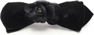 Chanel Pre-owned Accessories, female, Black, Size: ONE SIZE Pre-owned Fabric hair-accessories