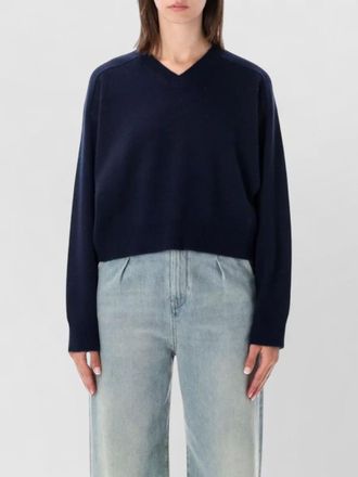 Loulou Studio cashmere ribbed v-neck sweater