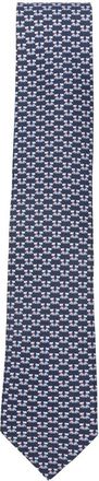 Ferragamo Terrier-print Silk Tie