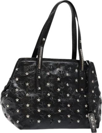 Jimmy Choo London Pre-owned Handbag - Dames - Vintage Handtas - Zwart - ONE Size - Leer - Vintage