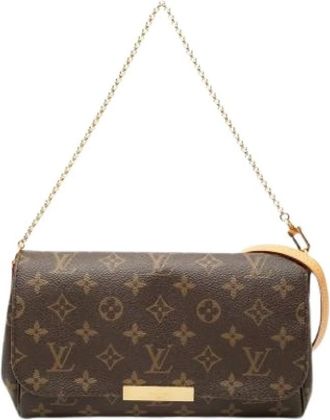 Louis Vuitton Pre-owned Favorite PM - Dames - Vintage Schoudertas - Bruin - ONE Size - Leer - Vintage
