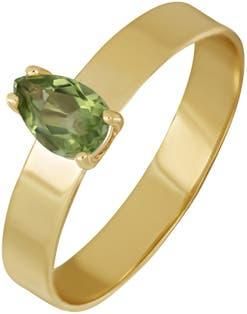 Bony Levy 14K Gold Topaz Ring in 14K Yellow Gold Green Topaz at Nordstrom, Size 6.5