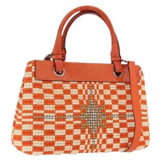 Bottega Veneta Pre-owned Handbags, female, Orange, Size: ONE SIZE Pre-owned Vintage Hand Bag