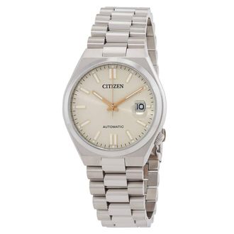 Citizen Tsuyosa Automatic Beige Dial Mens Watch NJ0151-88W
