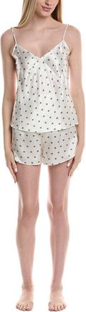 Petite Plume 2pc Cami Silk Short Set