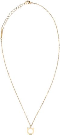 Ferragamo Golden Logo Necklace