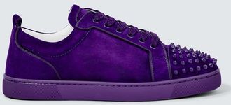 Christian Louboutin Louis Junior Spikes suede sneakers