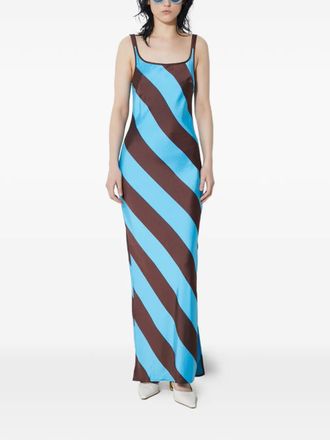 Sams&oslash;e & Sams&oslash;e striped split dress - Blauw