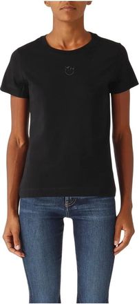 Pinko Pinko, Tops, Dames, Zwart, M, T-Shirt