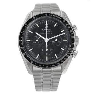 Omega Pre-owned Omega Speedmaster Chronograph Black Dial Mens Watch 310.30.42.50.01.001