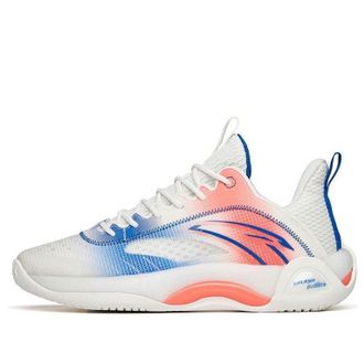 Anta Cement Bubble 2.0 Basketball Shoes White Blue 112221610-7