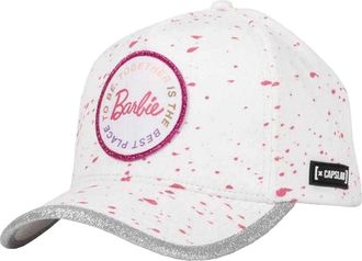 Capslab Dames/Dames Barbie Logo Trucker Cap (Wit)