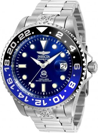 Invicta Grand Diver Automatic Blue Dial Batman Bezel Mens Watch 21865