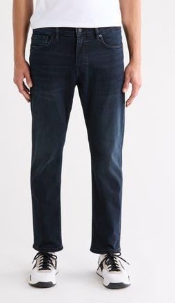 BOSS Delaware Slim Fit Stretch Jeans in Dark Blue at Nordstrom Rack, Size 38 X 32