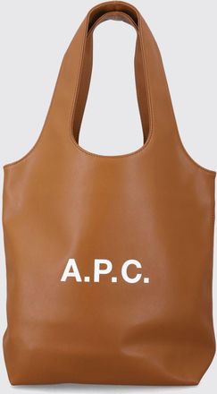 A.P.C. Borsa a spalla Ninon in pelle sintetica con logo A. p.c