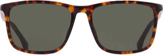 HUGO BOSS Green Square Mens Sunglasses BOSS 1434/S 0086/QT 56