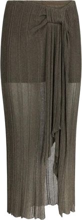 Liu Jo Gonna midi in maglia - Verde