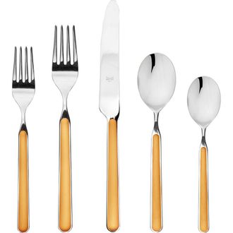 Mepra Fantasia Flatware Set - 20 Pieces in Orange at Nordstrom