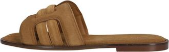 Notre-V Nv-1003 Slides - Dames - Sandalen - Bruin - 42 EU - Linnen - Schoenen