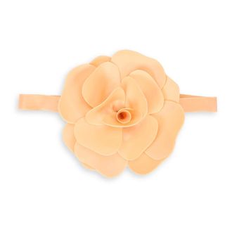 Philosophy di Lorenzo Serafini Accessoires, Dames, Roze, ONE Size, Leer, Halsketting met bloem