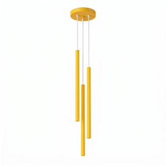 Sollux Lighting L&aacute;mpara colgantes amarillo acero alt. 115 cm