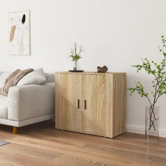 vidaXL Credenza Rovere Sonoma 80x33x70 cm in Legno Multistrato - Vidaxl