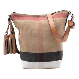 Burberry Pre-owned Bucket Bags, female, Multicolor, Size: ONE SIZE Pre-owned Mini Ashby