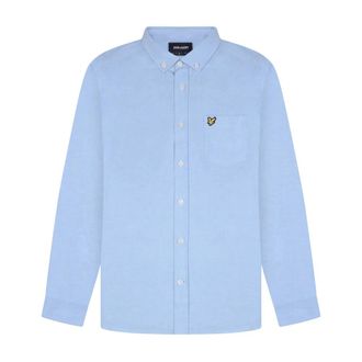 Lyle & Scott Casual overhemd - Heren - Casual Overhemden - Blauw - S - Katoen - Overhemden