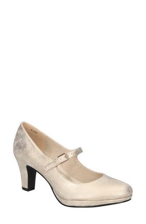 Easy Street Zest Mary Jane Platform Pump in Soft Gold at Nordstrom, Size 7.5