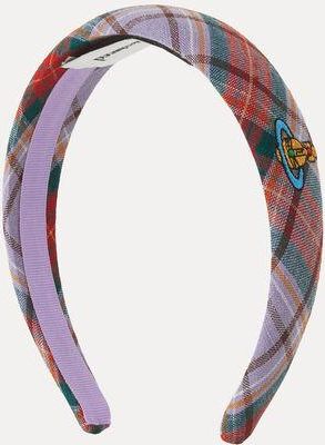 Vivienne Westwood Slim Headband Louth Tartan Multi Os-u Women