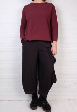 Rundholz Cargo Pocket Trousers In Black