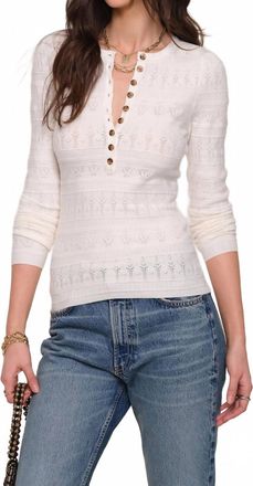 Heartloom Daisy Top In Ivory