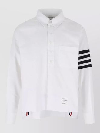 Thom Browne button down shirt stripe detail design